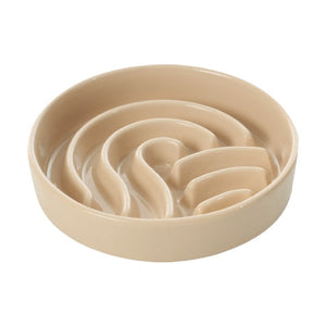 [Wave] Slow Feeder Dog Bowls - Pink / Beige / Orange by PEHOM