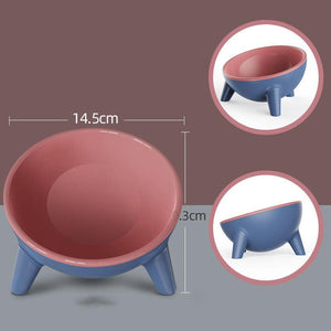 Stylish Paws Nordic Color Pet Feeding Bowl With Stand by Dog Hugs Cat