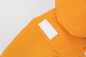 Tribeca adjustable velcro raincoat - Egg Yolk by PEHOM