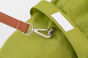 Tribeca adjustable velcro raincoat - Olive by PEHOM