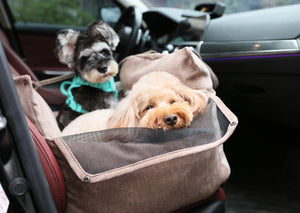 Puff Guard Dog Car Seat - Pink by PEHOM