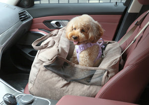 Puff Guard Dog Car Seat - Pink by PEHOM