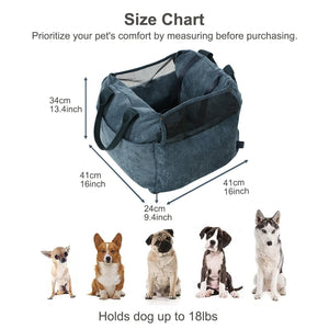 Puff Guard Dog Car Seat - Blue by PEHOM