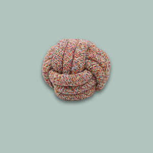 Bean Red Bliss Rope Ball Toy Collection by Knotty Pawz