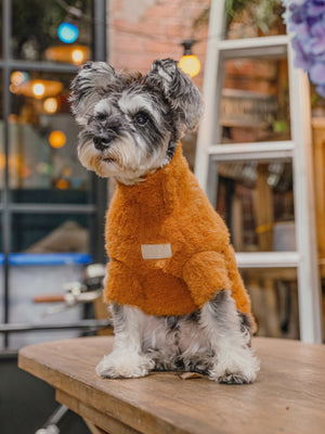 Eskimo Fuzzy Sweater - Orange by PEHOM