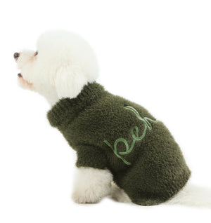 Eskimo Fuzzy Sweater - Green by PEHOM