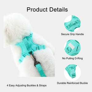 NO PULL ACTIVE  PET HARNESS - MINT GREEN by PEHOM