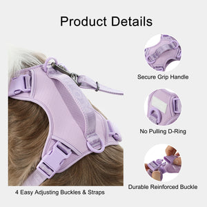 NO PULL ACTIVE  PET HARNESS - MINT PURPLE by PEHOM