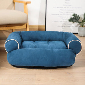 Luxury Plush Pet Sofa Bed - Cozy Haven For Dogs And Cats by Dog Hugs Cat