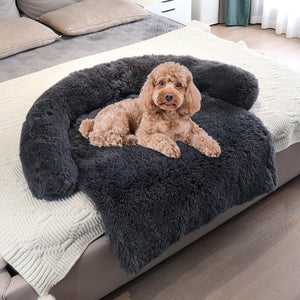 Cozypaws Removable Pet Dog Mat - Luxuriously Soft Sofa Dog Bed by Dog Hugs Cat